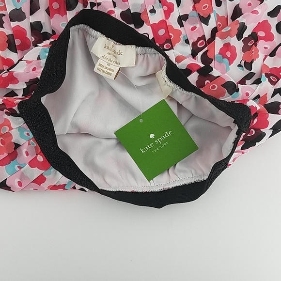 🆕️ kate spade new york Kids Pleated Floral Skirt - Picture 3 of 7